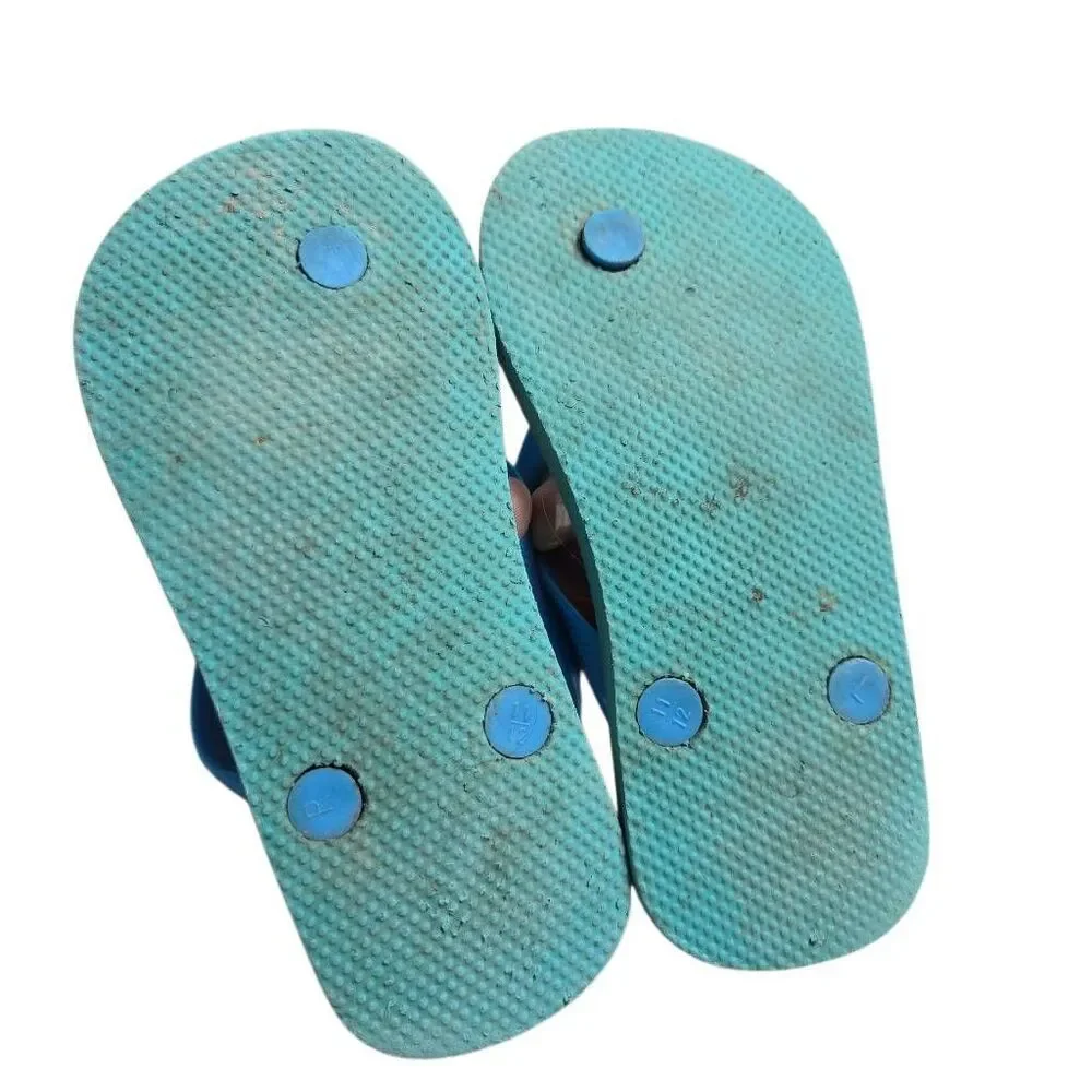 Dinosaur flipflops Kid shoes 11/12